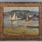 Artwork by Leonard Richmond, St Ives, Cornwall, Made of oil on canvas-board