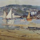 Artwork by Leonard Richmond, St Ives, Cornwall, Made of oil on canvas-board
