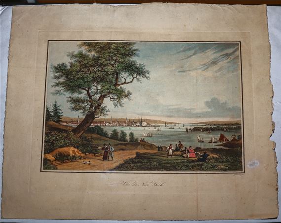 Vue de New York - Ambroise-Louis Garneray