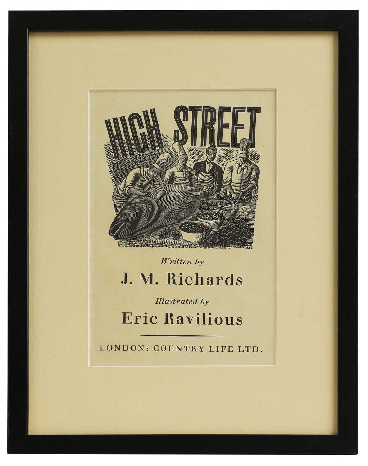 Eric Ravilious | High Street (1938) | MutualArt