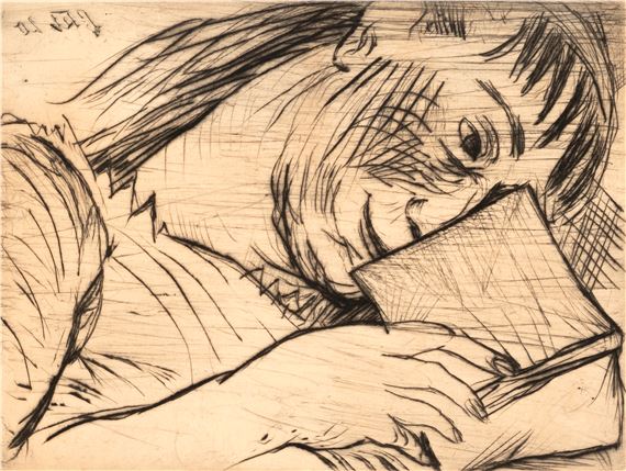 Lesende - Paul Kleinschmidt