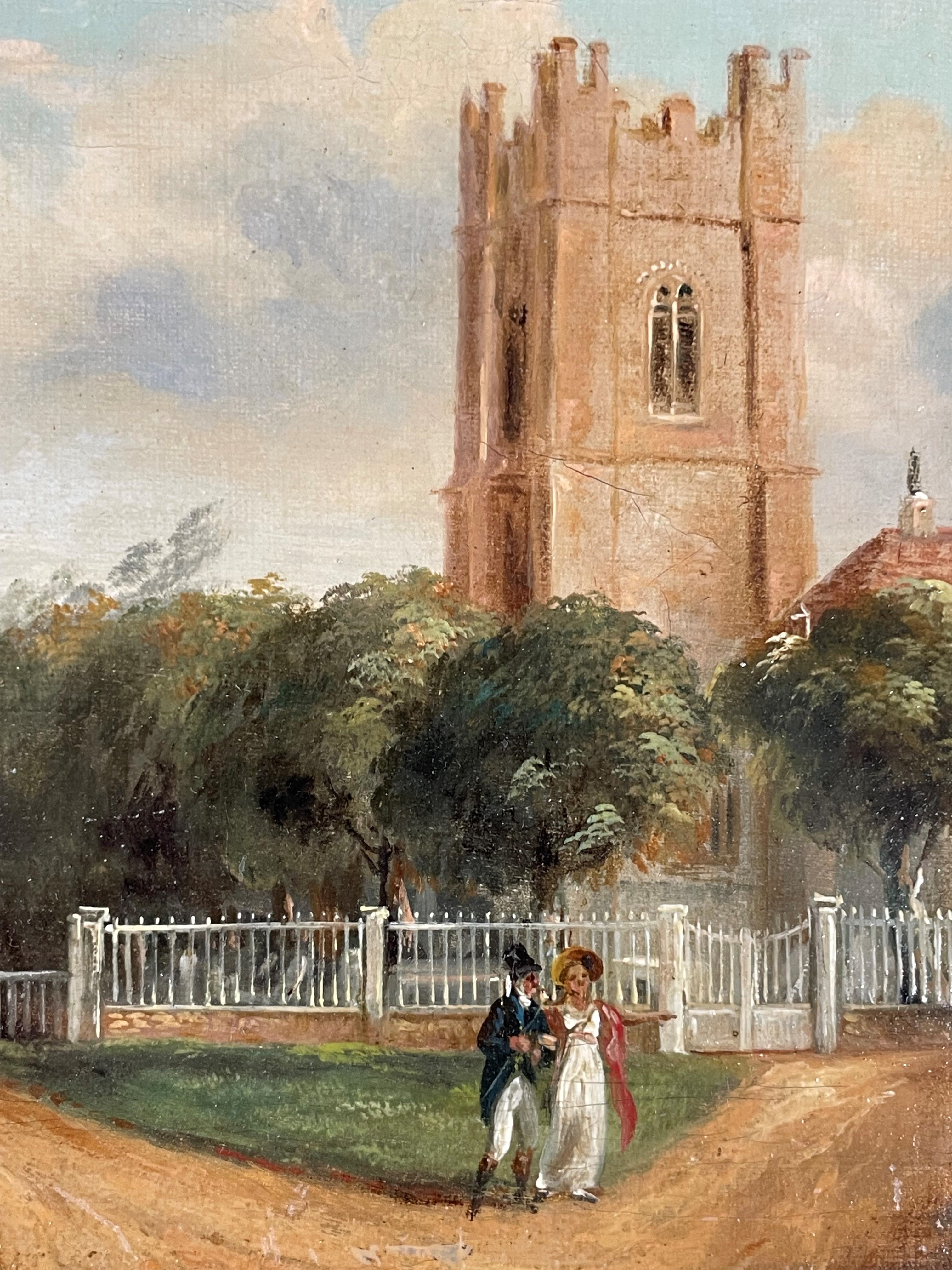 Artwork by Perry Nursey, Wattisfield Church, Suffolk, Made of Oil On Canvas