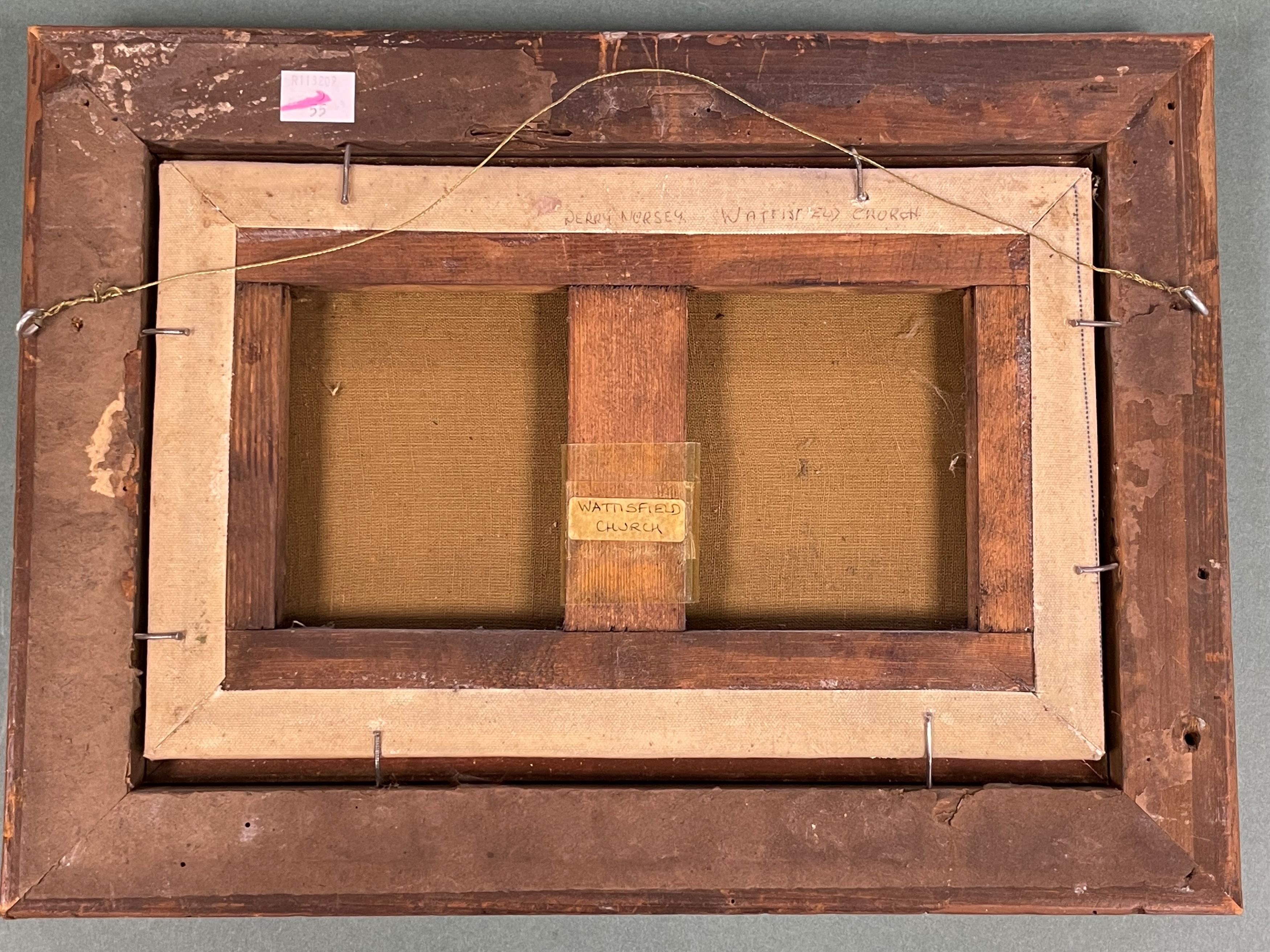 Artwork by Perry Nursey, Wattisfield Church, Suffolk, Made of Oil On Canvas