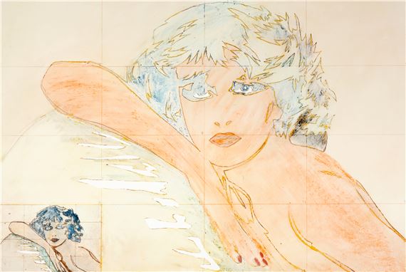 Woman with head by Werner Berges, 1977