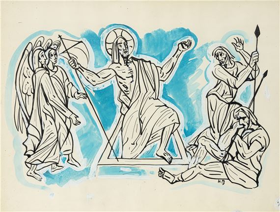 Auferstehung by Hans Breinlinger, 1958