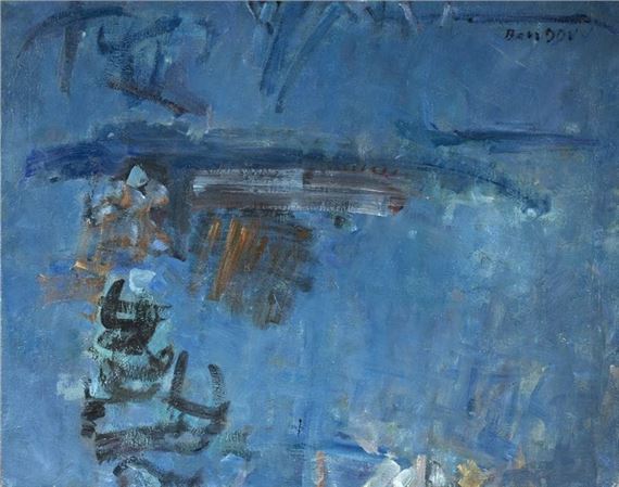 Untitled (Blue composition