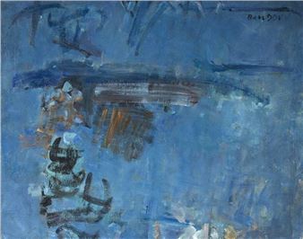 Untitled (Blue composition - Hanna‏ Ben-Dov