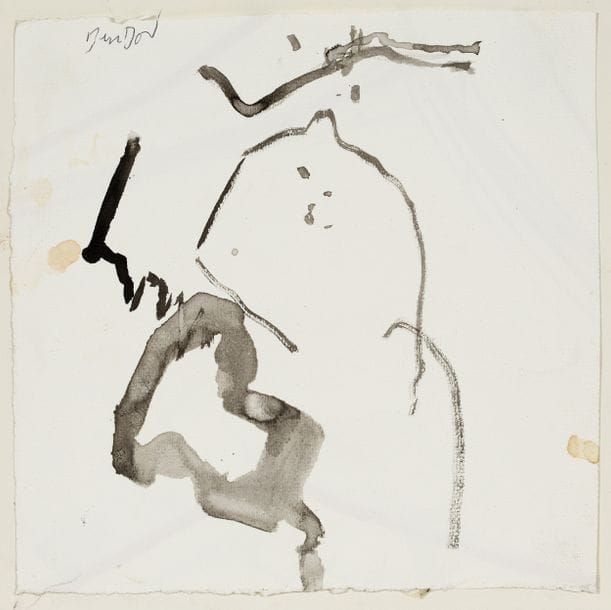 Artwork by Hanna‏ Ben-Dov, Untitled, Made of Indian Inks On Paper And Mixed Media