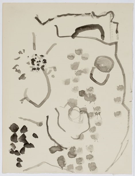 Artwork by Hanna‏ Ben-Dov, Untitled, Made of Indian Inks On Paper And Mixed Media