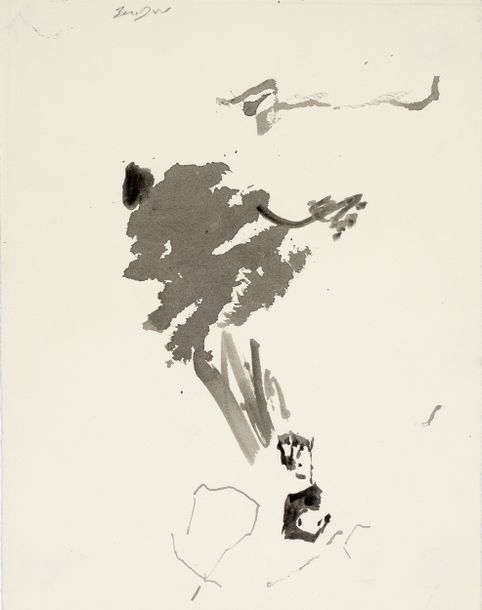 Artwork by Hanna‏ Ben-Dov, Untitled, Made of Indian Inks On Paper And Mixed Media