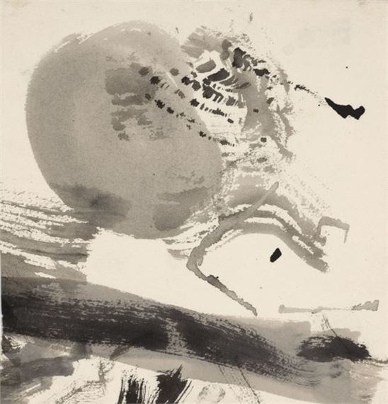 Set of 10 Chinese inks on paper