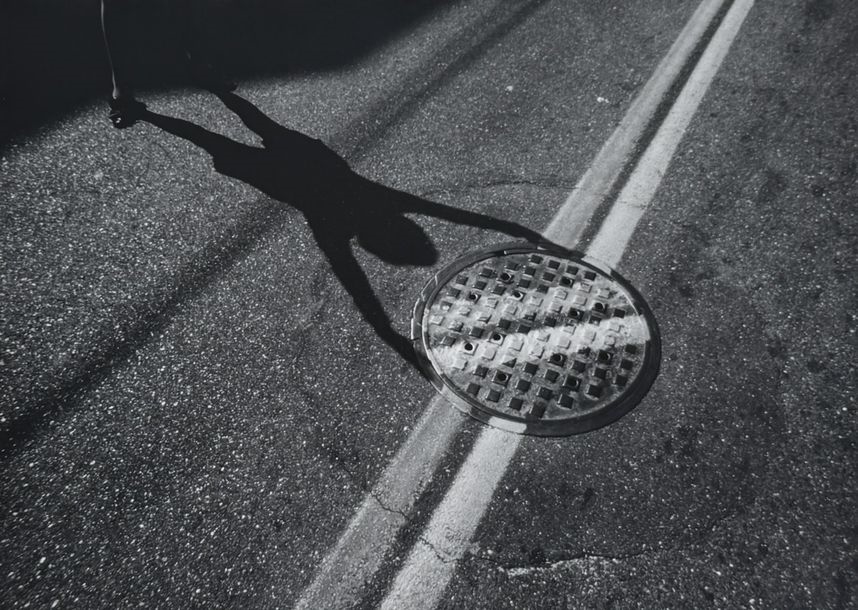 Artwork by Richard Stacks, Shadow & Manhole, Made of Photograph