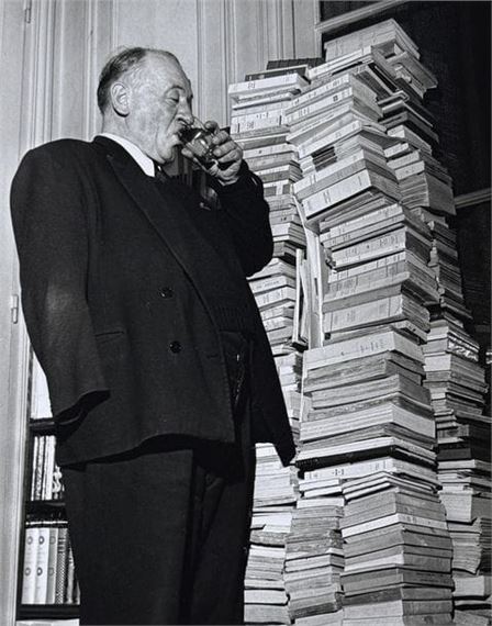 Blaise Cendrars by Robert Doisneau, ca. 1950