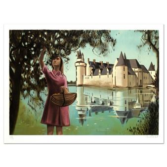 版画 Robert Vernet Bonfort Chateau andGardens Robert Vernet Bonfort Chateau andGardens