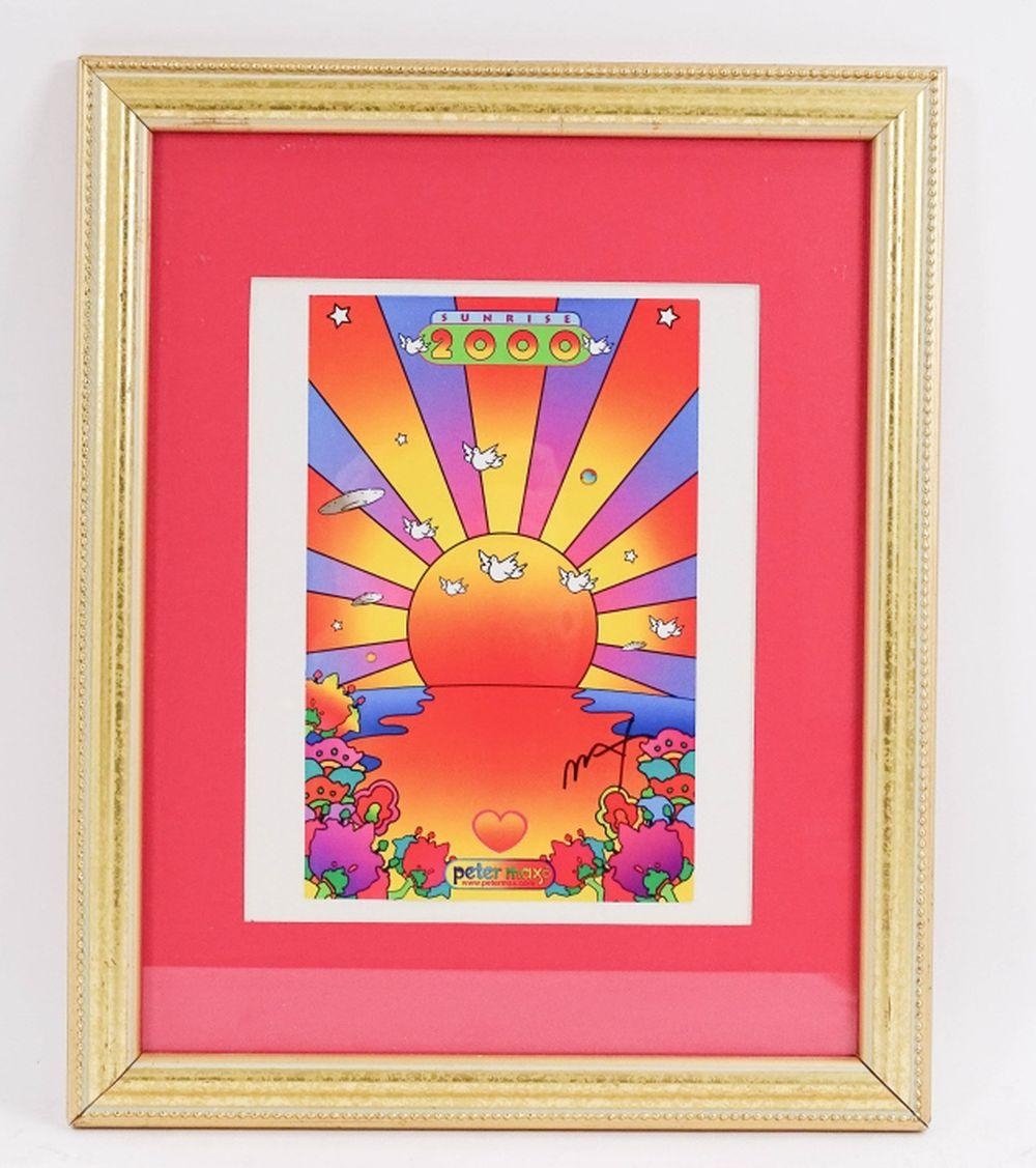 Peter Max | Sunrise 2000 | MutualArt