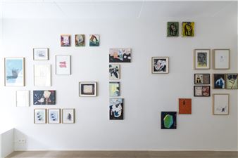 Wall of Wallet Wonders - Schönfeld Gallery