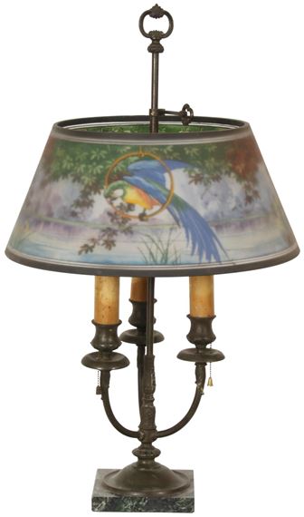 Macaw Table Lamp - Pairpoint Glass Company