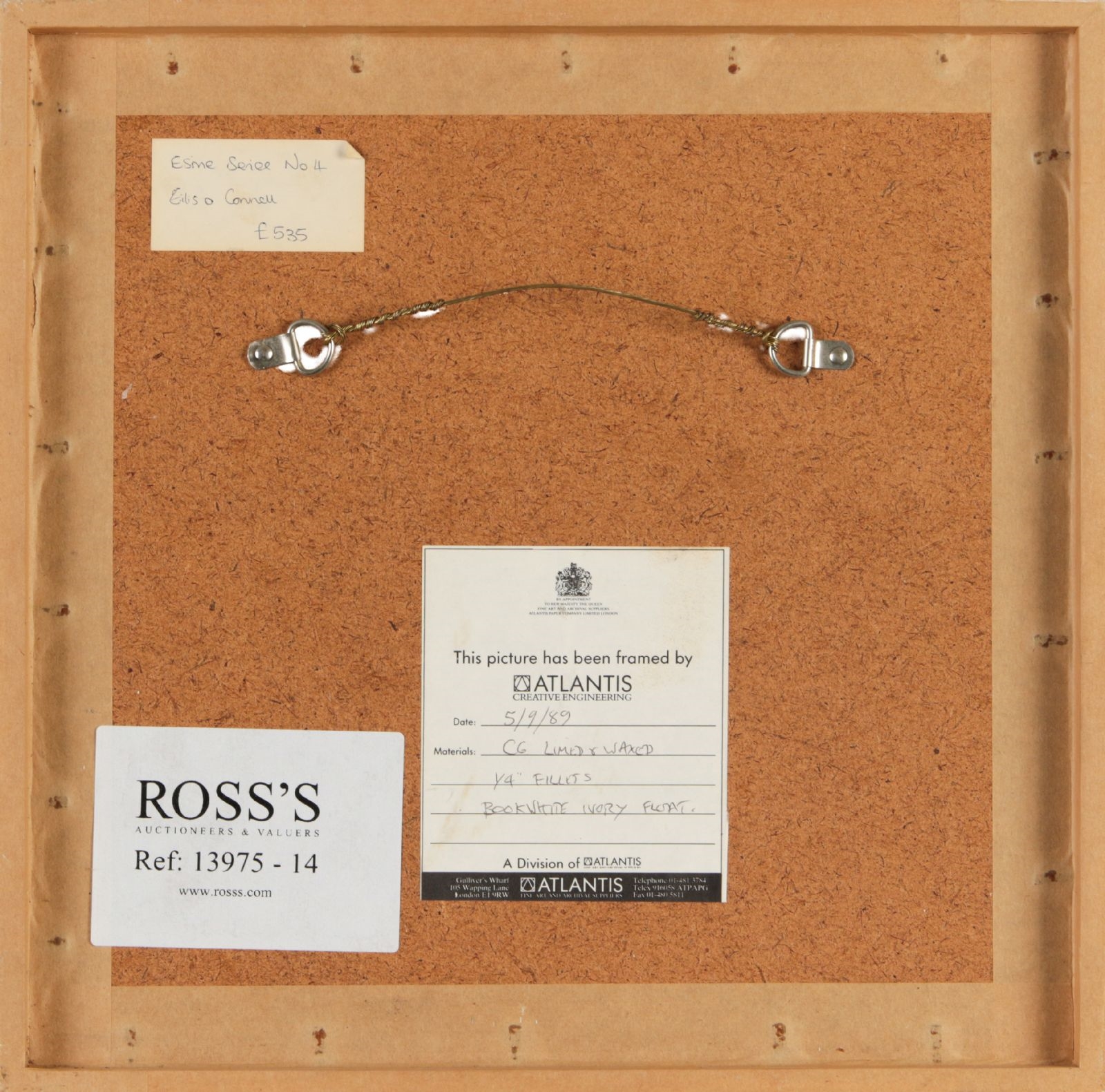 Artwork by Eilís O'Connell, ESME SERIES NO. 4, Made of Mixed Media