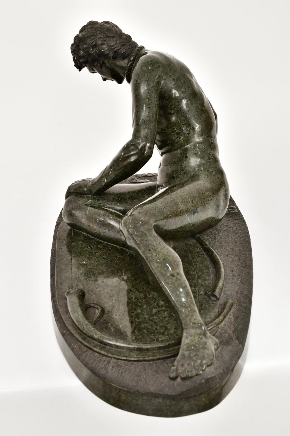 Artwork by Girolamo Zoffoli, Dying Gaul, Made of Marble