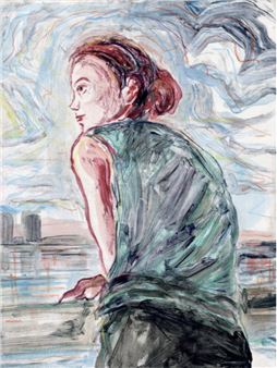 Ulrike Theusner: Passagiere der Nacht - Galerie Eigen + Art, Berlin