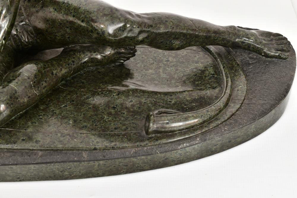 Artwork by Girolamo Zoffoli, Dying Gaul, Made of Marble