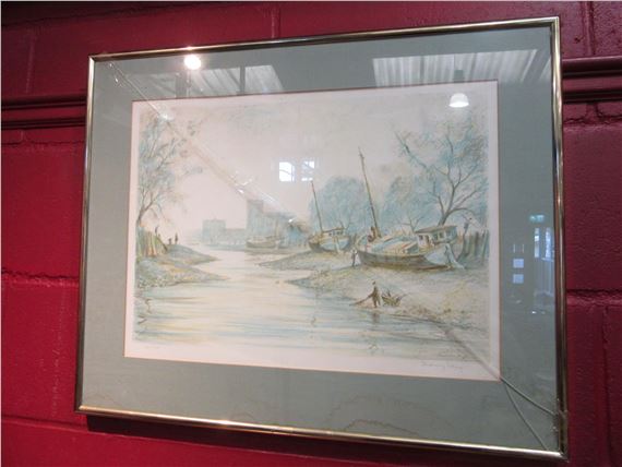 Jeremy King | Jeremy King. Lithograph. Riverside Houses