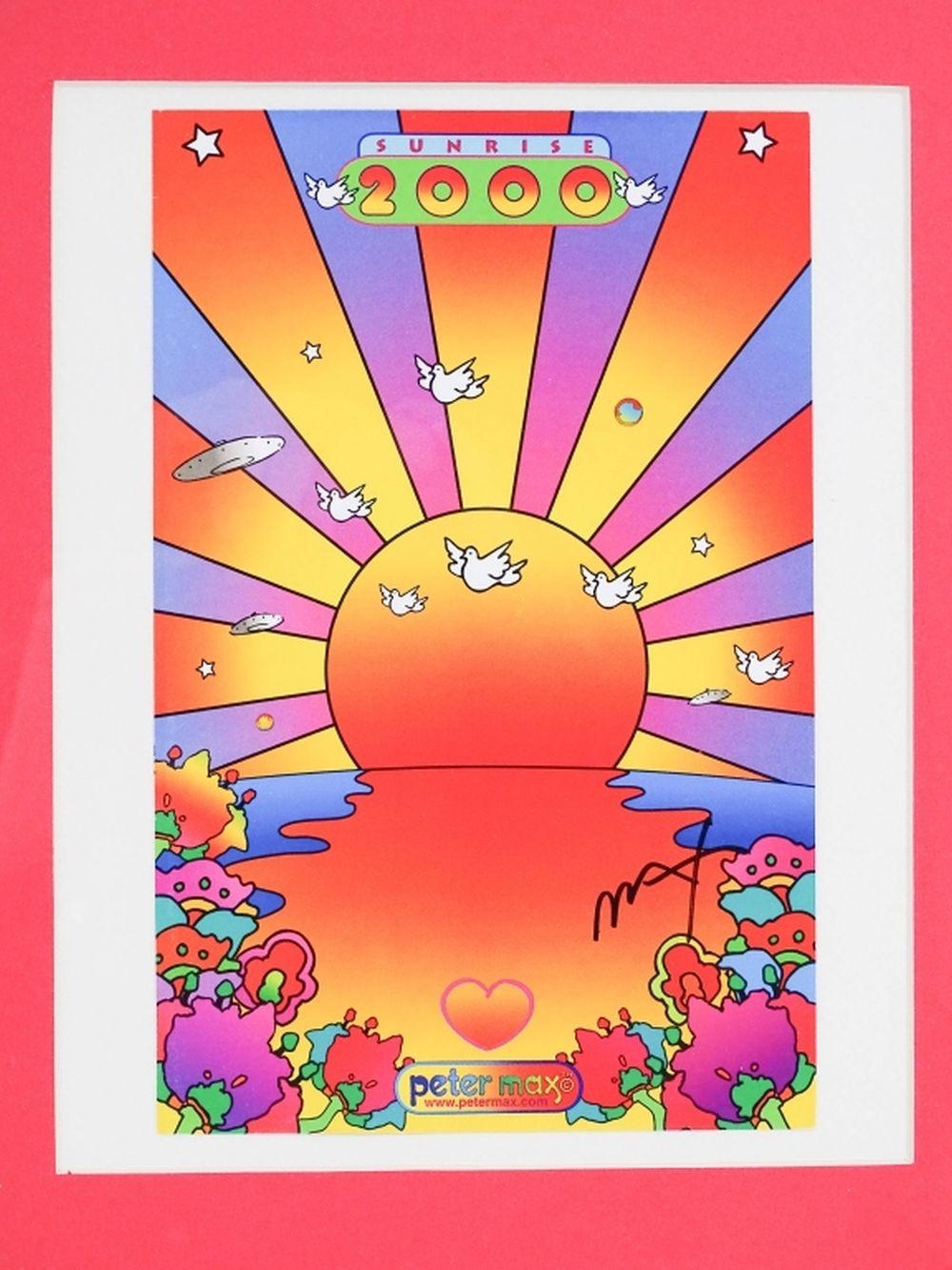 Peter Max | Sunrise 2000 | MutualArt