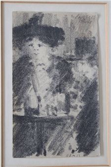 Pariser Nachtleben-2 Frauen - Max Stobbe