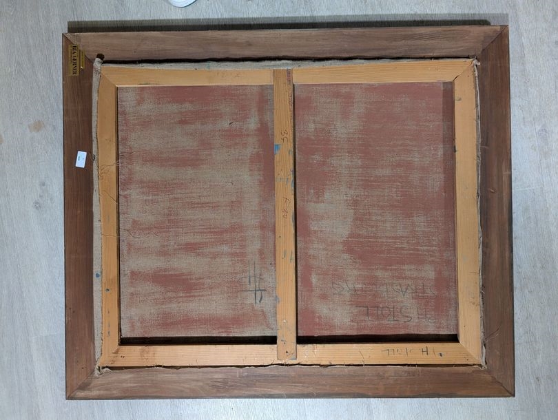 Artwork by Philippe Stoll, Mountains, Made of Oil On Canvas