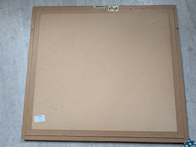 Artwork by Philippe Stoll, Woman with sofa, Made of Woodcut