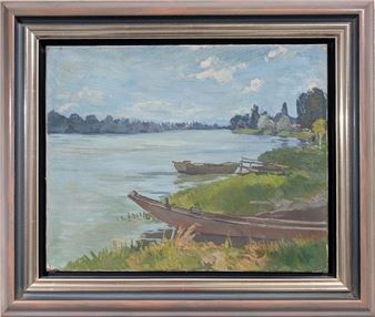 Alsatian boats - Auguste Boehringer