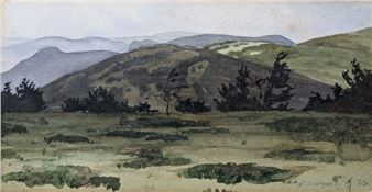 Valley landscape - Paul Leschhorn