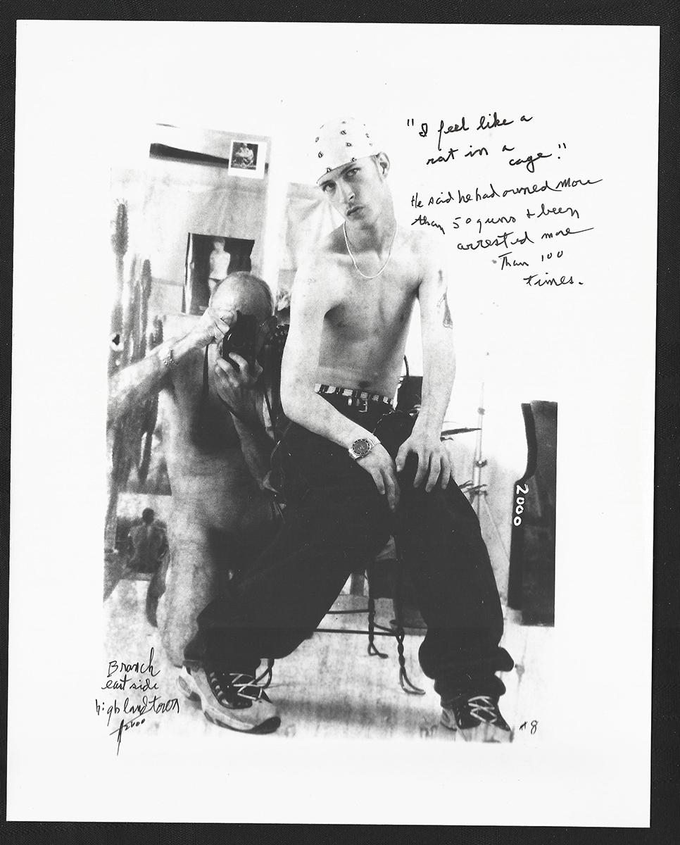 Artwork by Amos Badertscher, Branch, Street Series, 2000, Made of Gelatin silver print