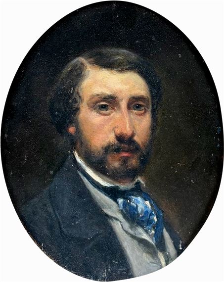 Portrait d'élégant - Louise Émilie Leleux-Giraud