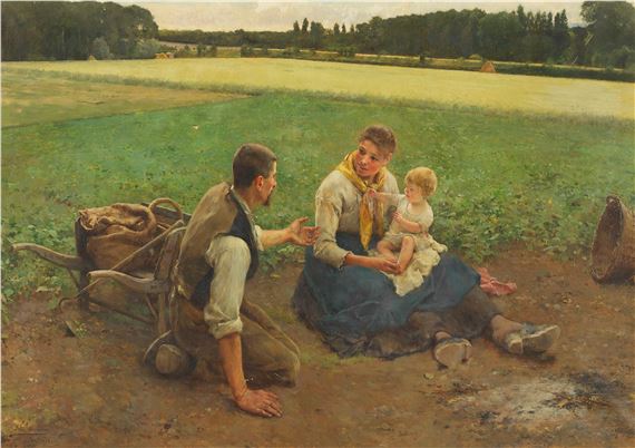 Déjeuner sur le champs, Pontoise - Luis Jiménez y Aranda