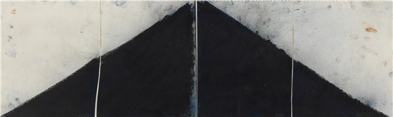 Abstraction au triangle noir by Elisabeth Pfund, 77