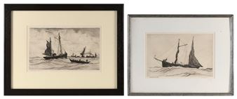 Two maritime views - Reynolds Beal