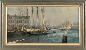 T-Wharf Boston Circa 1920 - Ben Neill