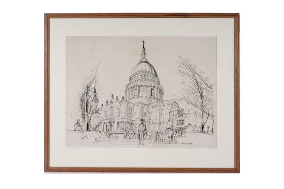 Perspective View of St. Paul's Cathedral, London - Paul Hogarth