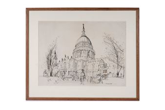 Perspective View of St. Paul's Cathedral, London - Paul Hogarth