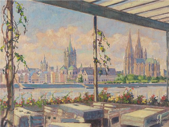 Köln Blick Von der Sünder Terrassa - Ernst Meyer