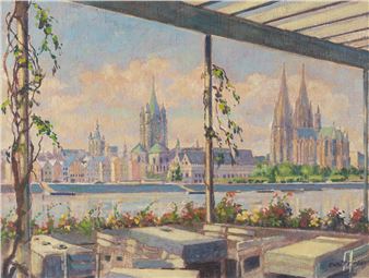 Köln Blick Von der Sünder Terrassa - Ernst Meyer