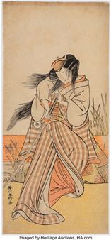 Actor Iwai Hanshirō IV as Onaka - Shunko Katsukawa