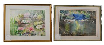 The River Loup In Autumn, Provence - Judy Anna Orchard-Lisle