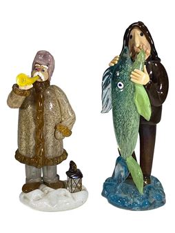 Czech freeform blown sculptures - Zelezny Brod