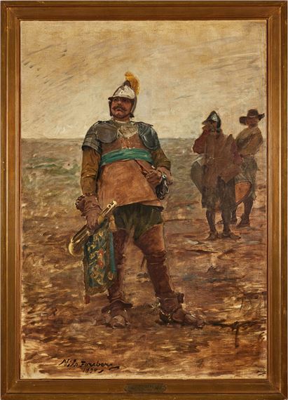 Trumpetare, Lützen by Nils Forsberg, 1898