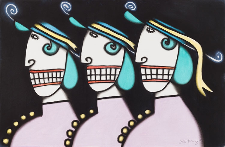 Joe Average | The Del Rubio Triplets (1988) | MutualArt