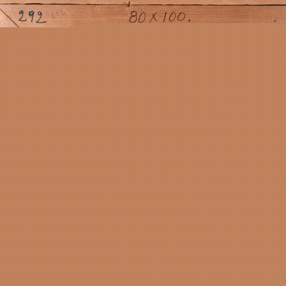 Artwork by Gaston Relens, Large and small foxes and wolves, Made of Acrylic On Canvas