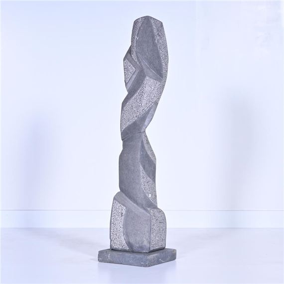 sculpture in bluestone - Marc Verdoodt