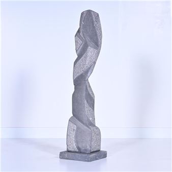 sculpture in bluestone - Marc Verdoodt